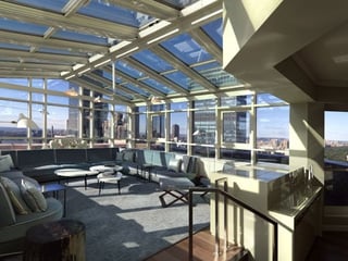 The London NYC - Interior Rooftop Terrace